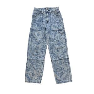 BDG Urban Outfitter’s Women’s High Rise Baggy Floral Print Denim Jeans Size 27
